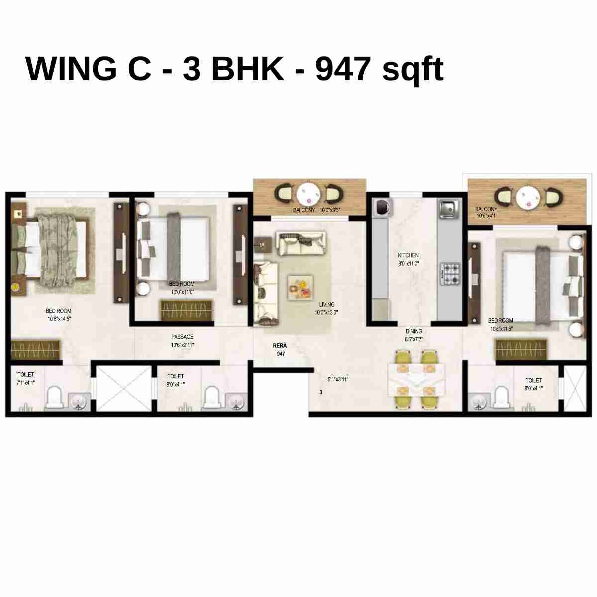 Ambit-Vista-Floor-Plan-Wing-C-3-BHK-947-sqft