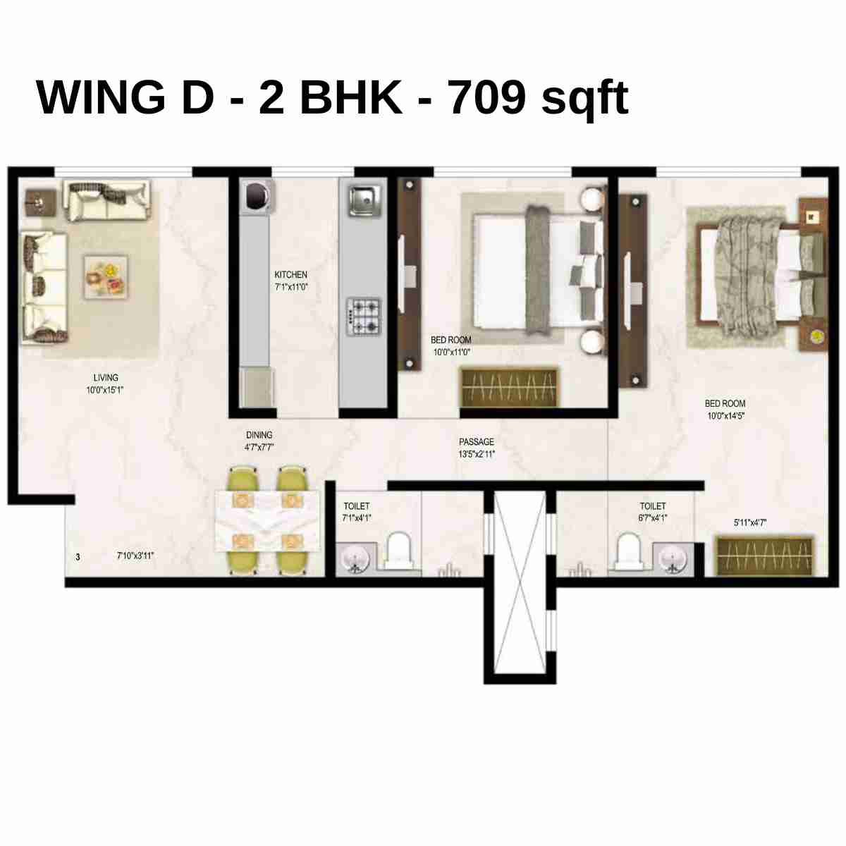 Ambit-Vista-Floor-Plan-Wing-D-2-BHK-709-sqft